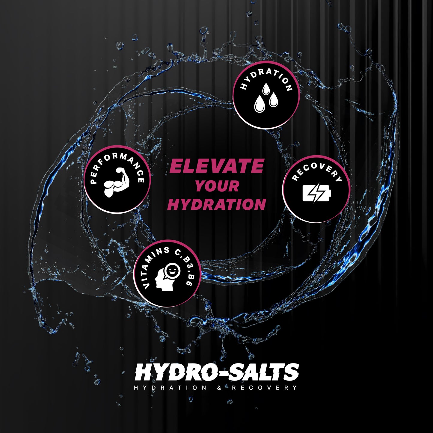 Hydration Electrolyte Powder Drink (Mixed Berries) FREE UK SHIPPING
